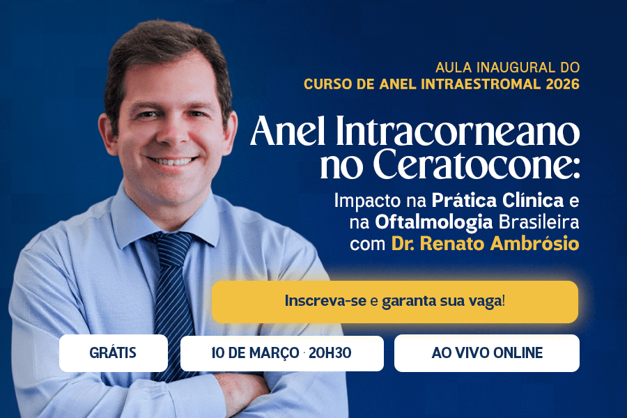 Banner - Aula inaugural Anel Intracorneano